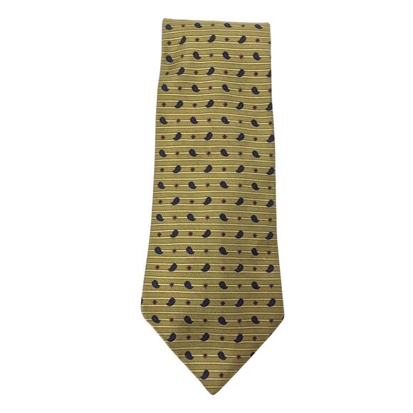 Tommy Hilfiger Silk Paisley Print Tie - Picture 1 of 7